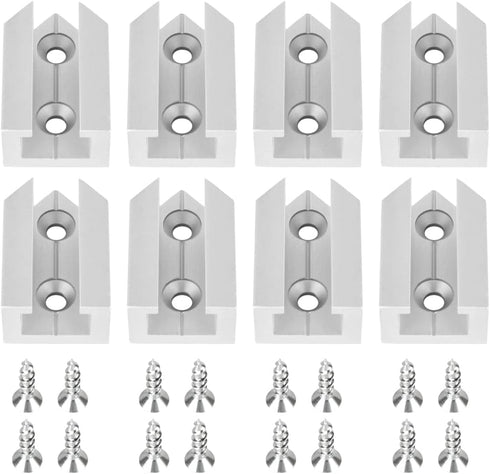 POWERTEC 71415-P2 T-Track Intersection Kit For 3/8" Mitered T Track with Pre-drilled Holes and Mounting Hardware, 2 Sets...