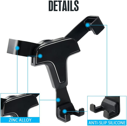for Lexus RX 350 450h Accessories Car Phone Holder Mount 2021 2020 2019 2018 2017 2016 Cell Phone Air Vent Dedicated Cradle Gravity Navigation Bla...