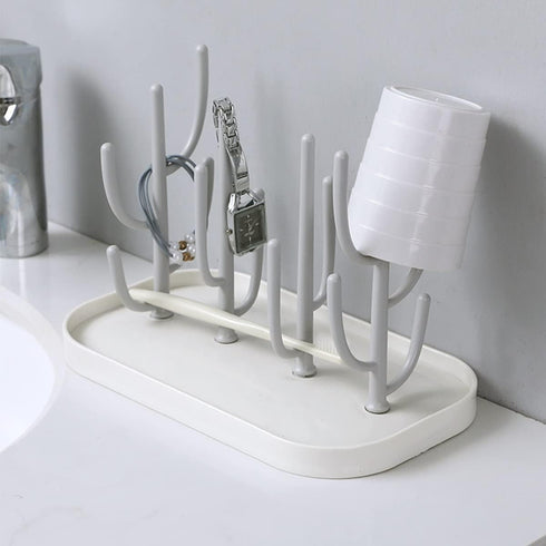 Baby Essentials,Bottle Drying Rack,Baby Bottle Drying Rack,Drying Rack for Kitchen Counter,Detachable Bottle Dryer Holder with Base.for Nipples,Cu...