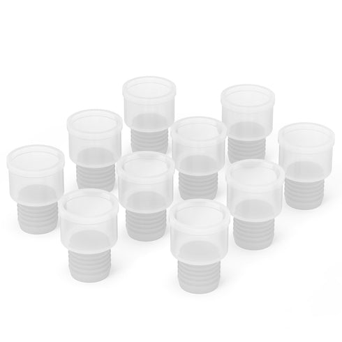 Silicone Lab Stopper, 24# Leak-Proof Lab Stopper for Labware with 24/40 Outer Joint, Versatile Laboratory Supplies, 10pcs in Total...