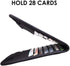 iN. Slim credit card holder wallet, Gift card display case, Minimalist light thin card storage case rfid blocking for men & women, with 28 slots i...