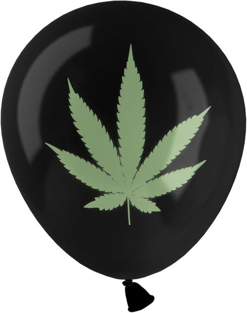 Marijuana (weed) Leaf Latex Party Balloons - 12 Inch/25 Pack - Celebrate 420 or any other day!...