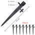 30 PCS drip Irrigation Launcher, 360 Degree Adjustable, with Stakes, Suitable for 1/4 inch drip Irrigation System, Garden, Greenhouse, Lawn, Flowe...