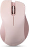 Perixx PERIMICE-621P Wireless Mouse - Silent Click with Ergo Design - Compatible for Desktop and Laptop PC - Wireless 2.4 GHz - Pink...