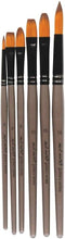 Mont Marte Gallery Series Acrylic Brush Set, 6 Piece. Selection of Synthetic Hair Paint Brushes Suitable for Acrylic Painting...