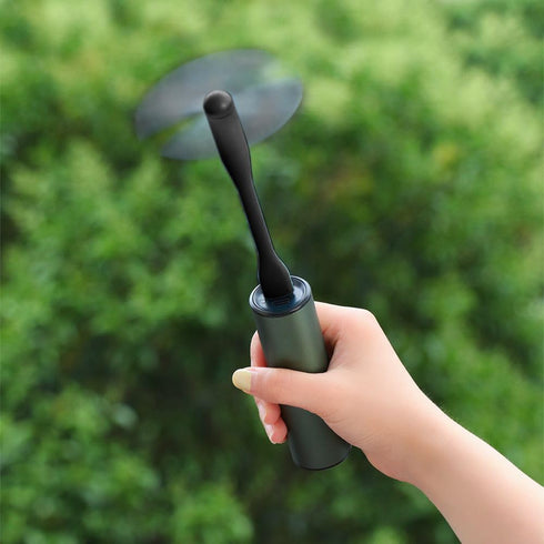 USB Desk Fan, Small But Powerful, Portable Quiet Wind Desktop Personal Fan, Adjustment Mini Fan Table Fan for Better Cooling, Home Office, Black...