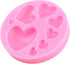 Heart Shaped Fondant Molds Heart Chocolate Silicone Molds For Wedding Cake Decorating Cupcake Topper Candy Polymer Clay Gum Paste Set Of 4...