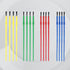 150Pcs Plastic Paint Brushes Set Acrylic Paint Brushes Watercolor Brushes Colorful Detail Painting Kit Art Supplies for Acrylic Oil Watercolor Pai...