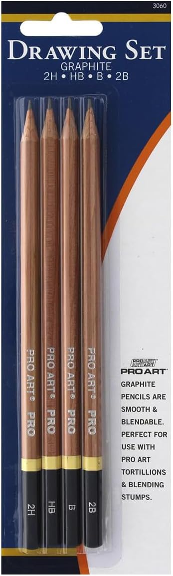 GOLDEN Drawing Set, 4 Count (Pack of 1), Graphite...