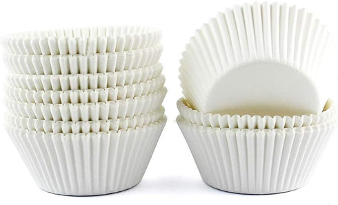 Baking Cups Cupcake Liners, Standard Sized, 300 Count (White)...