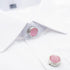 button covers for mens shirts button cover cufflinks cat eye button cover Ladies button covers (Silver-pink diameter 1.5cm)...