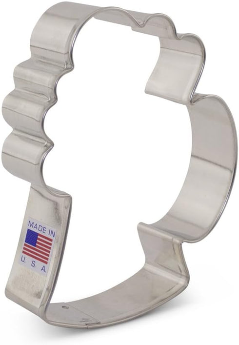 Beer Mug/Stein Cookie Cutter, 4.25" Made in USA by Ann Clark...