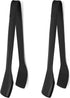 Gejoy 2 Pcs Silicone Kitchen Tongs 11 Inch Kitchen Tongs for Cooking Serving Tongs with Silicone Tips Toast Tongs Salad Tongs for BBQ Grilling Loc...