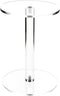 Plymor Clear Acrylic Round Barbell Pedestal Display Riser, 8" H x 6" D (1/4" thick)...