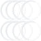 8 Pack Universal Metal Rings Sticker Compatible for Magsafe Magnetic Wireless Charger iPhone 15 14 13 12 Pro Mini Max Galaxy, Ultra-Thin Car Charg...