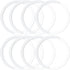 8 Pack Universal Metal Rings Sticker Compatible for Magsafe Magnetic Wireless Charger iPhone 15 14 13 12 Pro Mini Max Galaxy, Ultra-Thin Car Charg...