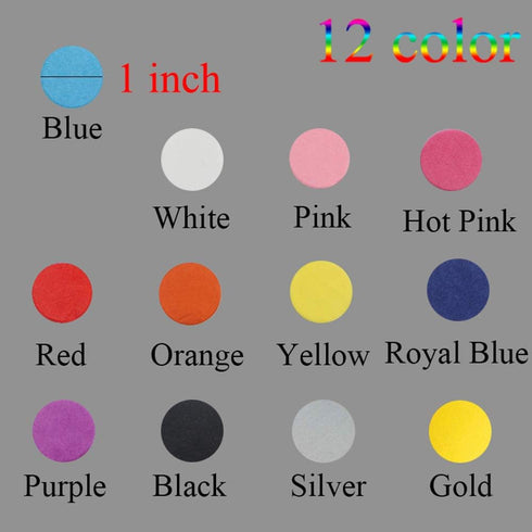 Blue Confetti 1 inch Tissue Paper Confetti Circles Filled Balloons or Table Party Decoration 5000 pcs...