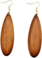Bohemian Geometric Natural Wooden Earrings Dangle Lightweight Teardrop African Ethnic Statement Drop Earrings for Women...