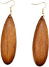 Bohemian Geometric Natural Wooden Earrings Dangle Lightweight Teardrop African Ethnic Statement Drop Earrings for Women...