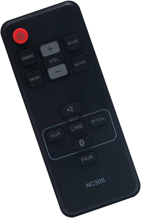 NC305 NC305UH Replacement Remote Control Applicable for Sanyo Soundbar FWSB405FS FWSB405F FWSB405FP FWSB405FA...