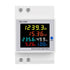Single Phase Energy Meter Tester Din Rail Electricity Usage Monitor 6 in 1 Multimeter AC 40-300V 100A Voltage Current Voltmeter Ammeter Watt Kwh F...