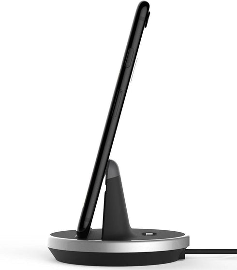 ENCASED iPhone Charging Lightning Pin Phone Stand (Apple MFi Certified) Non Wireless Desktop Dock Charger for iPhone SE, 11/12 and 13/14 Plus Pro ...