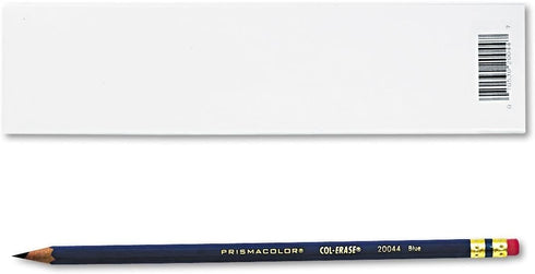 Prismacolor : Col-Erase Pencil with Eraser, Blue Lead, Blue Barrel, Dozen -:- Sold as 2 Packs of - 12 - / - Total of 24 Each...