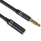 3.5mm Headphone Extension Cable (6Ft/1.8M), 4 Pole Hi-Fi Sound Audio Cable Male to Female AUX Cord, Auxiliary Stereo Extender for Speakers, PC, MP...
