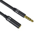 3.5mm Headphone Extension Cable (6Ft/1.8M), 4 Pole Hi-Fi Sound Audio Cable Male to Female AUX Cord, Auxiliary Stereo Extender for Speakers, PC, MP...
