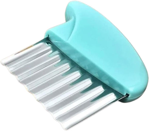 Potato Cutter Crinkle Wavy Shape French Fries Potato Chips Cuting Knife Stainless Steel Cucumber Carrot Vegetable Salad Waves Cutting Tool...