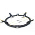 Wok Ring Non Slip Black Cast Iron Stove Trivets for Kitchen Wok Support Ring Cooktop Range Pan Holder Stand Stove Rack Milk Pot Holder for Gas Hob...