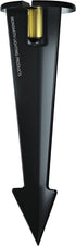 9 Inch In Ground Stake with Solid Brass 0.5 Inch NPT Thread and Side Wireway for Easy Installation, Outdoor Lights Garden Stakes for Landscape Lig...
