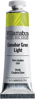 Williamsburg Artist Oil Colors by GOLDEN, Cinnabar Green Light, 37 ml tube, Professional Oil Paint, Semi-Opaque...