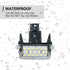 Gempro 2Pcs LED License Plate Light Lamp Assemly for Toyota Camry Yaris Highlander Prius C Avalon, Powered by 18SMD Xenon White LED Lights...