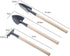 3 Pieces Small Gardening Hand Shovel Garden Trowel Transplanter Lightweight Comfortable Ergonomic Handle Gardening Tool Set Potted Plants Handle G...