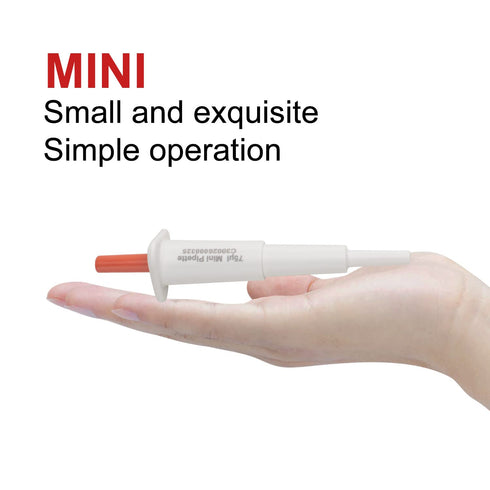 1 PCS 75?l Fixed Mini Volume Pipette, High Accurate Single-Channel Micropipette Lab Pipette Pipettor for Laboratory School, Red...