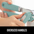 The Original Gorilla Grip Heavy Duty Stainless Steel Smooth Edge Manual Hand Held Can Opener With Soft Touch Handle, Rust Proof Oversized Handheld...