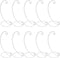 OwnMy 10 Packs of Ornament Display Stand Holder Iron Hanging Rack for Hanging Globe Air Plant Terrarium Witch Ball Bauble Home Party Craft...