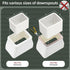 Rainwater Collection System, Rain Barrel Diverter Kit for 2 X 3 and 3 X4 inch, Down Spout RainWater Diverter...