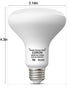 LUXON 9W BR30 Radar Motion Sensor Light Bulbs, Detector Dusk to Dawn 90W Equivalent,Smart Led Lamp Lighting,Indoor Outdoor Auto On/Off E26 Base So...