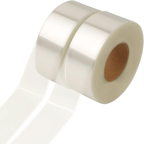 1000 Pcs Label Protectors, Clear Label Protectors Address Labels for Protecting Barcodes, Numbers, Books, Food Labels in Laboratory, Library, Offi...