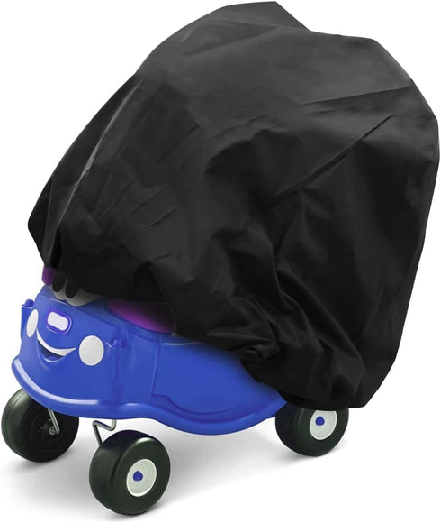 Kids Ride On Car Cover Waterproof, 420D Small Cover for Cozy Coupe Truck Ride-On Car, Toddler Push Car Cover All Weather Protection(Only Use for C...