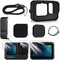Silicone Case for GoPro Hero 12 11 10 9 Black Tempered Glass Screen Protector Protective Film Lens Cap Cover for Go Pro 12 case (Black)...