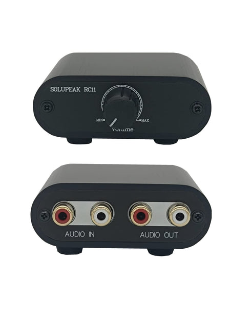 RCA Audio Volume Controller, line Volume Control Box, Mini attenuator knob -RC11...