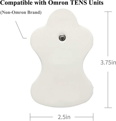 20 Pack Replacement Electrotherapy Pads Compatible with Omron TENS Unit Replacement Pads(not Omron Brand)...