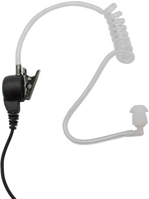 Wired Cell Phone Earpiece Acoustic Hollow Air Tube 3.5mm Anti-Radiation Earbuds Headphones with Microphone is Compatible with iPhone 6 Plus 5S Sam...