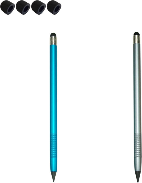 2PCS Stylus Pen for iPad, 2 in 1 Double-Ended Stylus Pen Universal for iPad/iPhone All Capacitive Touch Screens, Pencil Writing for Children/Stude...