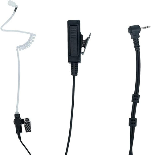 Earpiece Headset with MIC PTT 1 PIN 2.5MM for Motorola Talkabout Walkie Talkie 2 Way Radio MR350R MD200TPR MH230R MS350R MT350R MG160A MH230TPR wi...
