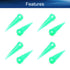 Auniwaig 250PCS 18Ga Plastic Tapered Pinhead Blunt End Adhesive Dispenser Tip Luer Syringe Needle Tip Dispensing Fill Needle for Oil or Glue Appli...