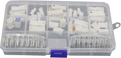 19 Sets Automotive Connectors JST02R-JWPF-VSLE 2/3/4/6/8 Pin Waterproof Connectors Male and Female...